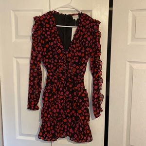 NWT RUFFLED FLORAL DRESS